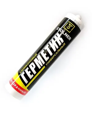 Герметик силиконовый 280 мл (прозрачный) STOLNER